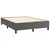 Vidaxl Box spring postelja z vzmetnico siv 140x190 cm umetno usnje