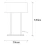 Opviq Salihini MR 615 Stona lampa, Crna