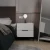 Hanah Home Noćni ormarić Kmd-1720-Dd-1, 55x59x44 cm, Beli