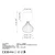 Opviq Stona lampa Telis-5402, 28x28x51 cm, IP20, Braon-zlatne boje