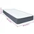 Vidaxl Box spring vzmetnica 160x80x20 cm srednje mehka blago