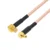 Pigtail MCX vtič RA/MMCX vtič RA RG316 30 cm