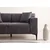 ATELIER DEL SOFA 2-Seat Sofa dvosed New Petra 2 Anthracite