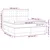 Vidaxl Box spring postelja z vzmetnico modra 160x200 cm blago