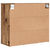 Ormar za cipele Staro drvo 77,5 x 30 x 67 cm Konstruirano drvo