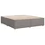 Vidaxl Posteljni okvir brez vzmetnice taupe 180x200 cm blago
