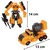 Mega Creative ROBOT transformacijska igrača, oranžni robotski avto 2v1, igrača za otroke 3+ MEGA CREATIVE