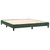 Vidaxl Box spring postelja z vzmetnico temno zelena 180x200 cm žamet