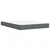 Vidaxl Box spring postelja z vzmetnico temno siva 160x200 cm žamet