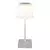 Globo 28061SI-LED prigušiva punjiva dodirna stona lampa XAYDEN 2W/5V 800 mAh srebrna