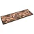 shumee vidaXL Kuhinjska preproga za kavo rjava 45x150 cm