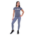 GymBeam Ženska majica Mesh Essence Denim Blue