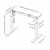 S Box MD 822 Noge za sto, 2 motora, Nosivost 100kg