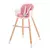 KINDERKRAFT Hranilica za bebe 2u1 Sienna roze-bela