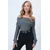 Trend Alacati Stili Ženska bluza Alc-X14557, Siva