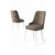 HANAH HOME Set 4 stolice Newa Cappuccino White