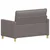Vidaxl Kavč Taupe 126 x 81 x 87,5 cm Blago