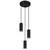 Globo 57918-3HB - Luster na sajli JAMES 3xGU10/25W/230V crna