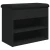 Klupa za cipele crna 62x32x50 cm od konstruiranog drva