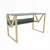 Hanah Home Radni sto Lona, 120x72,8x60 cm, Maslina-Zlatne boje