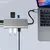 Celly PROHUBEVO USB tip C hub 2xUSB/HDMI/USB tip C/microSD/SD/LAN port