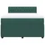 Vidaxl Box spring postelja z vzmetnico temno zelena 140x200 cm žamet