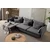 Atelier del Sofa Ugaona garnitura Flexy Relax, 285 x 150 x 100 cm, Antracit