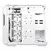 COOLER MASTER Case E-ATKS haf 700, 2k200mm aRGB, 3k120mm aRGB, 7k pvm i 5k aRGB hub, bela