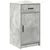 Toaletni stol s vratima Siva 50 x 41 x 135 cm Konstruirano drvo