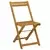 Vanjske bistro stolice 4 pcs Krem bijela 40 x 53 x 80 cm