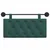 vidaXL Visoki naslon za glavo Temno zelena 100 x 55 x 7 cm blago