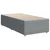 Vidaxl Box spring postelja z vzmetnico svetlo siva 80x200 cm blago