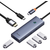 6in1 Hub Baseus  UltraJoy USB-C do HDMI4K@60Hz+4xUSB 3.0+PD (space grey)