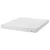 MALM Okvir kreveta s dušekom, bela/Abygda tvrdo,, 180x200 cm