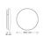 OSRAM LED plafonjera 26cm 12W 6500K IP20 bela