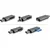 RaidSonic Icy box IB-CR200-C čitalnik kartic SD/MicroSD (TF) USB 2.0 z vmesnikom Type-C in -A na micro USB (OTG), antracit | Zunanji čitalnik kartic z več USB priključkom | Zunanji | Micro SDHC, M