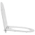 WC daska Bijelo 47 x 36 x 3,4 cm Duroplast