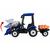 Traktor bager AKU s prikolicom plavi