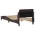 Vidaxl Posteljni okvir Dover temno rjav 80x200 cm blago