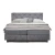 Boxspring Krevet Cordoba 180/200 cm , siva