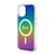 Maska Guess Hc IML Magsafe Iridescent za iPhone 15, Crna