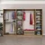 Hanah Home Garderober Kale-7630, 270x210x52 cm, Braon