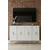 Hanah Home komoda Ayshe 120, 120 cm, bela / zlatna