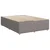 Vidaxl Box spring postelja z vzmetnico taupe 160x200 cm blago