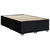vidaXL vidaXL Box spring postelja z vzmetnico črna 120x190 cm blago, (21321349)