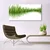 tulup.si Slika na steklu Grass nature rastlin 140x70 cm 2 obešalnika