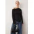 Trendyol Milla ženska bluza Twoaw24Bz00393, Crna-Crna