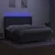 Vidaxl Box spring postelja z vzmetnico LED temno siva 180x200 cm blago