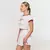 GymBeam Women‘s Varsity T-Shirt White
