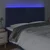 Vidaxl vidaXL Vzglavje postelje z LED modro 200x5x118/128 cm blago